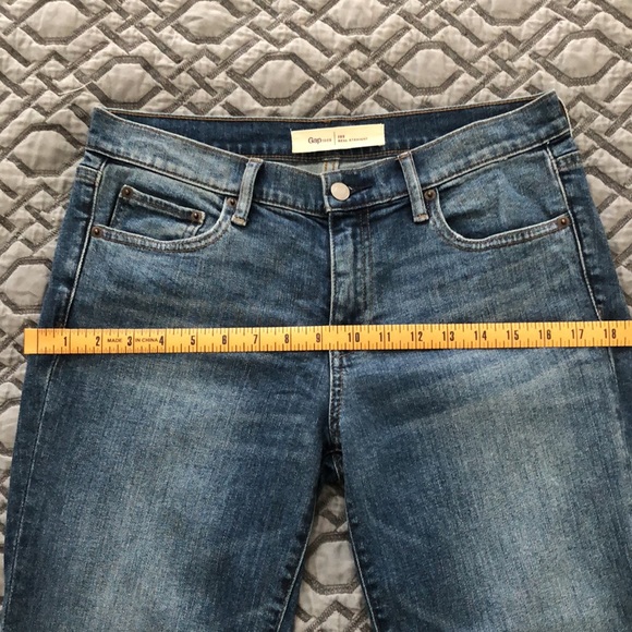Gap Real Straight 29 short/ ankle/ crop 99 % cotton 1% spandex/ elastane - Picture 11 of 11